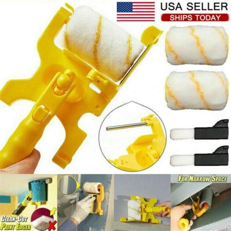 Buy Multifunctional Clean-Cut Paint Edger Roller Brush Safe Tool Wall ...