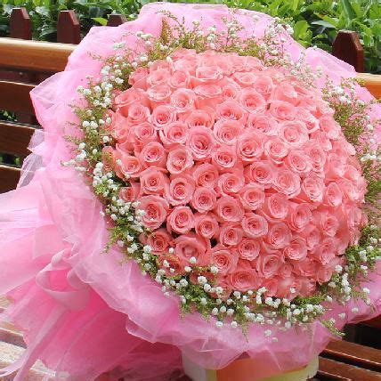 Pink Roses Bouquet Large Online Delivery | Indiagift