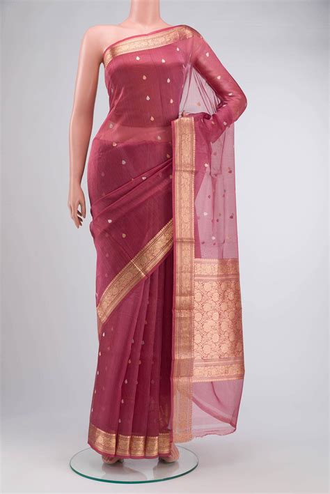 Coral Tissue Silk Saree – Nalli Silk Sarees Pvt Ltd