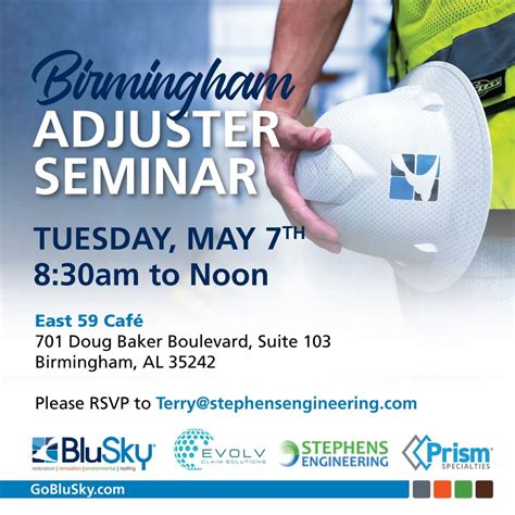 Hey Birmingham area adjusters. Just one week until our three hour ...