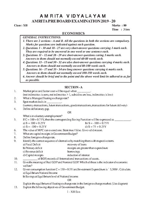 Economics-12-PB-19-20 - A M R IT AA M R IT AA M R IT AA M R IT AA M R ...