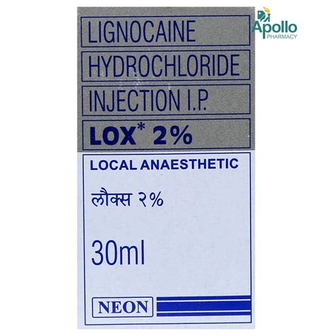 Lox 2% Injection | Uses, Side Effects, Price | Apollo Pharmacy