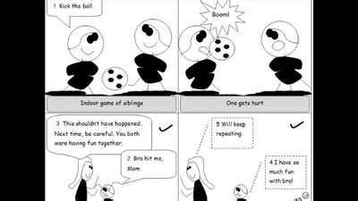 Prayagraj: Cartoons decode parenting during lockdown | Allahabad News ...