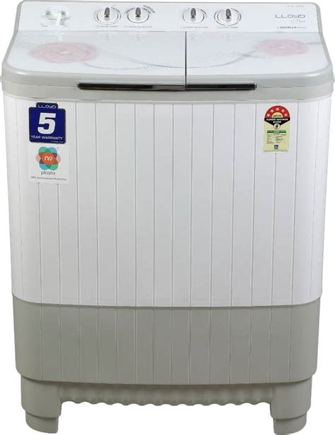 Lloyd by Havells 9 kg Semi Automatic Top Load Washing Machine Grey ...