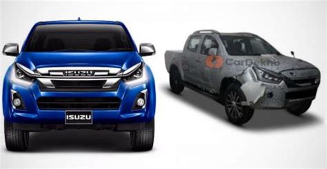Facelifted Isuzu D-Max V-Cross pick up truck spied before its official ...