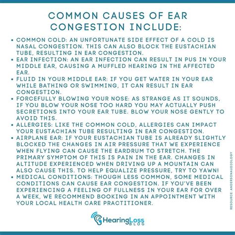 Ear Congestion: What You Should Know - Anderson Audiology