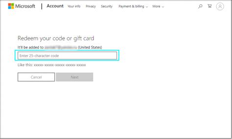 Image result for Redeem Code On Microsoft Store