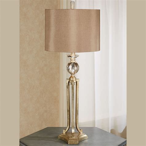 Everston Aged Gold Table Lamp with Gold Shade