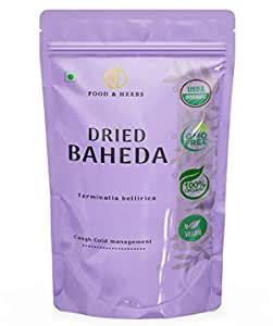 Buy A D Food & Herbs Organic Dried Baheda/Vibhitak/Terminalia Bellirica ...