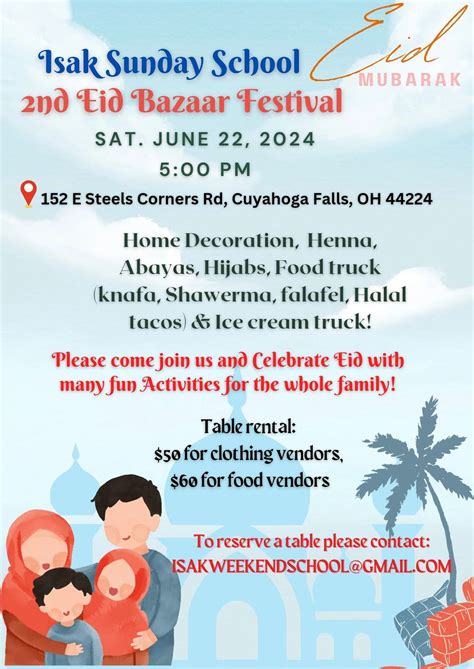 Eid Bazaar Festival, ISAK Sunday School, Cuyahoga Falls, 22 June 2024 ...