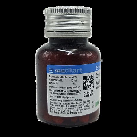 NEO MERCAZOLE 10MG TABLET 130'S Price, Uses, Side Effects & Substitutes ...