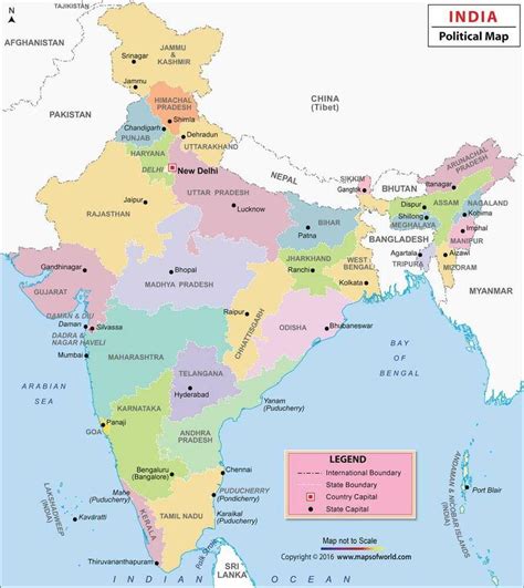 28 states of india in india political map - Brainly.in