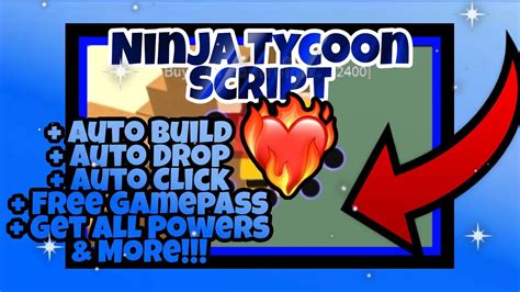 Ninja Tycoon GUI Script 的图像结果