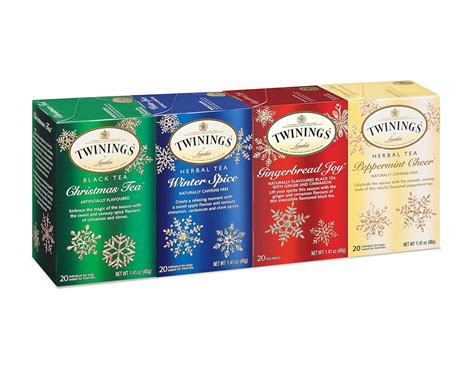 Amazon.com: Twinings Holiday Variety Pack Tea Bags, Christmas Tea ...