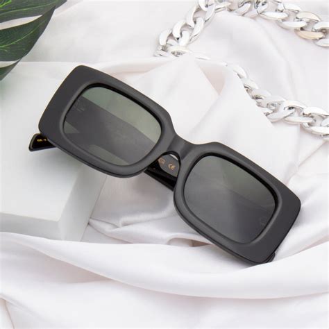 SUN-KIMMY 2.0 UNISEX SQUARE ACETATE SUNGLASSES WITH POLARIZED LENS BY ...