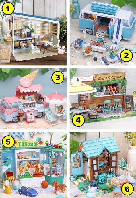 Miniature Paper Houses Free Printable