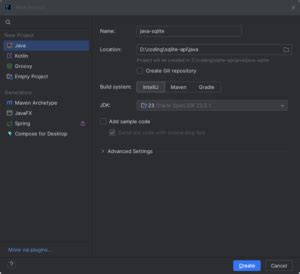 SQLite JDBC Tutorial 的图像结果