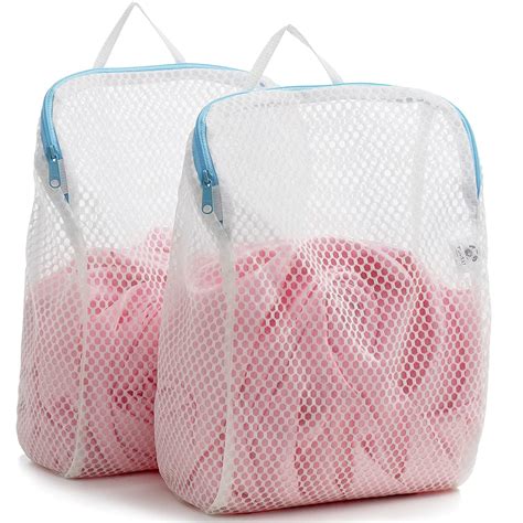 COMLIFE Set of 2 Delicates Honeycomb Mesh Laundry Bag，Use YKK Zipper ...