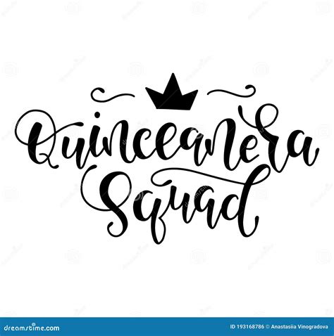 Mis Quince Anos My 15th Birthday In Spanish Hand Lettering. Latin ...