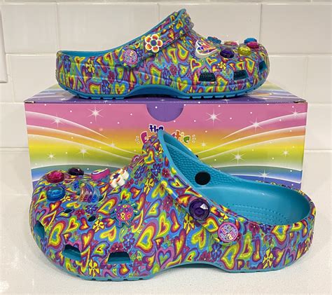 LISA FRANK X CROCS Classic Clog Slip On Shoes Women’s Size 6 /J4 FREE ...