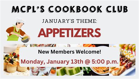Whats Cooking @ MCPL: a cookbook club, Mason City Public Library, 13 ...
