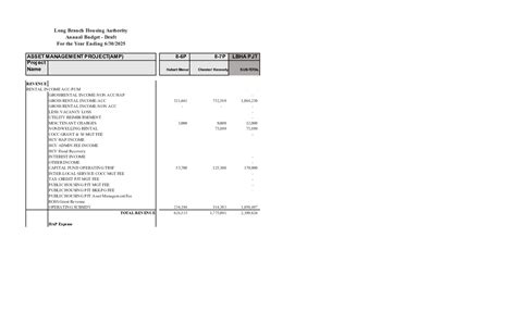 PH Budget 6-30-2025 – Long Branch Housing Authority