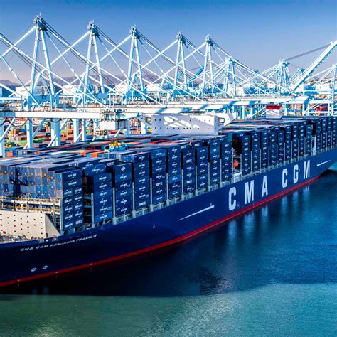 Download wallpaper The ship, Benjamin Franklin, A container ship ...