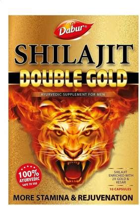 Dabur Shilajit Double Gold -10 Caps Price in India - Buy Dabur Shilajit ...
