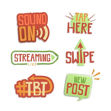 Live sticker Images - Free Download on Freepik