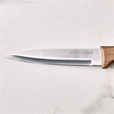 Buy Chefs Pride Munson Stainless Steel Utility Knife with Acacia Wood ...