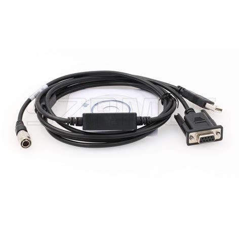 SZRMCC Hirose 6 Pin Male to Serial RS232 DB9 + USB Data Cable for Nikon ...