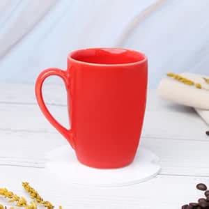 Buy Emble by Vola Vivid Red Ceramic (Porcelain) Premium Tea & Coffee ...
