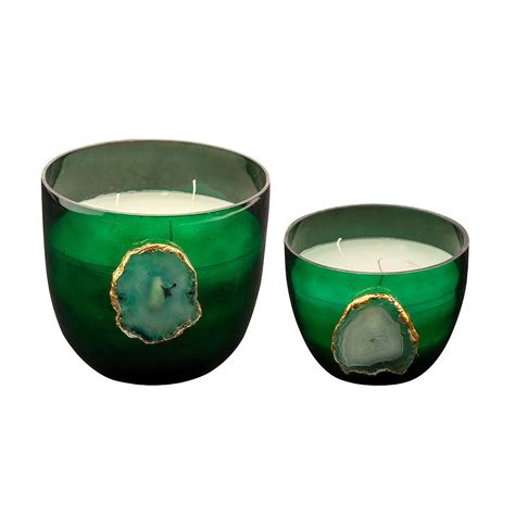 Eco-Friendly Verdant Agate Glow Candles for Style – Artychoke