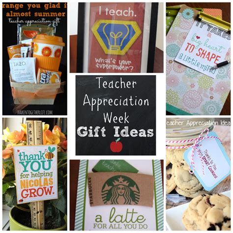 Teacher Appreciation Week Ideas
