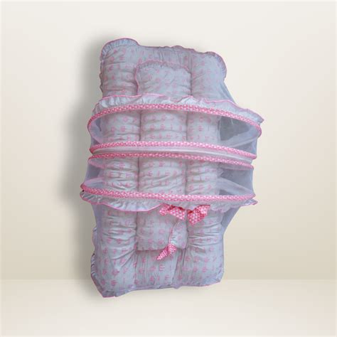 GB Dreamy Net Bed | (0-6 Months) | Pink – Gokulam Bueno