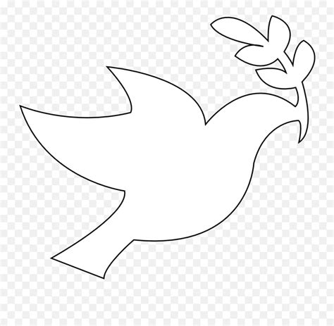 White Dove Peace Symbol - White Dove Clipart Png Emoji,Dove Emoji Png ...