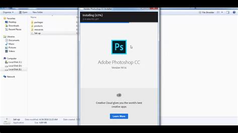 Installation Photoshop 的图像结果