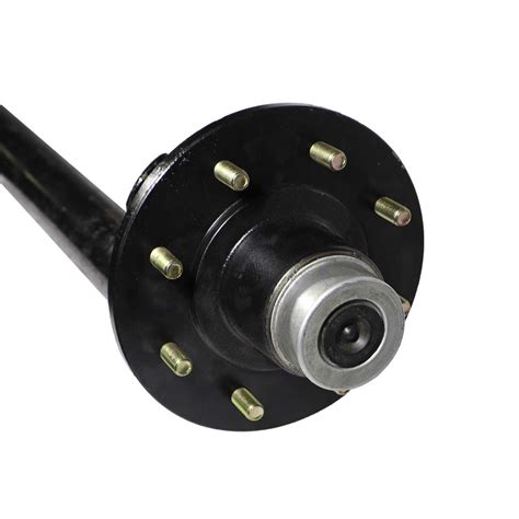 7000 lb Trailer Axle With Idler Hubs | Round Drop | Trailer Axle Store