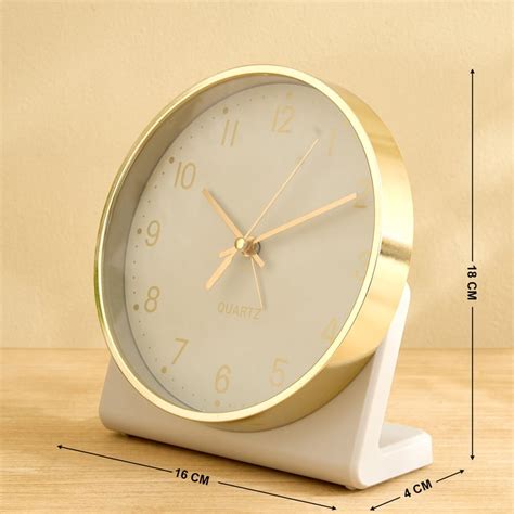 Buy Casablanca Glimmer Table Clock - 16x4x18cm from Home Centre at just ...