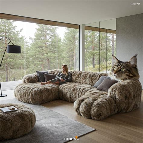 LUX.2713 Giant Cat Sofas: Creative & Cozy Furniture for Cat Lovers ...