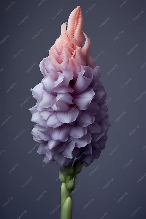 Premium Photo | A 3D rendering of a single blooming Hyacinth Sonbol ...