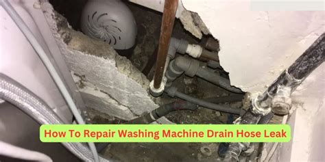 Image result for How to Fix a Leaky Washing Machine Hose