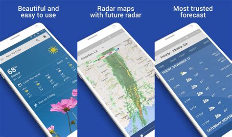Free Weather Apps for Android 的图像结果