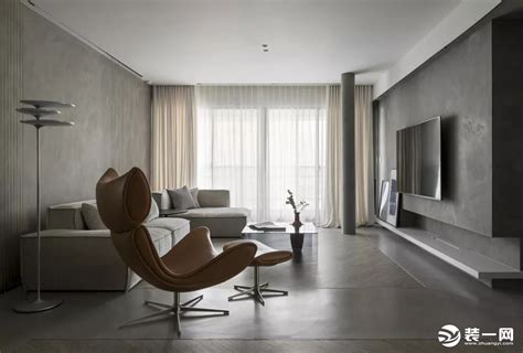 极简空间 现代风格客厅装修效果图 – 设计本装修效果图