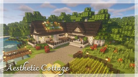 Image result for Aesthetic Minecraft Cottage Tutorial
