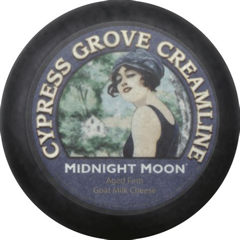 Cypress Grove Midnight Moon Cheese, Goat Milk, Aged Firm, Midnight Moon ...