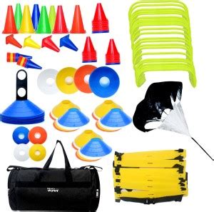 DANIKA SEHGAL Marker Cone 48 1 speed chute, 1 agility ladder(20ft long ...