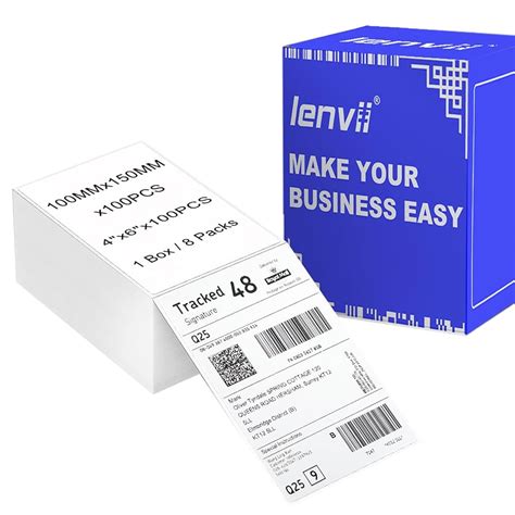 Thermal Printer Labels SECUREMENT® Direct Thermal Shipping Label Rolls ...