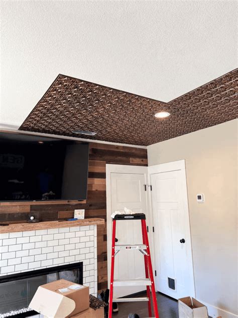 How to Install Interlocking Ceiling Tile 的图像结果