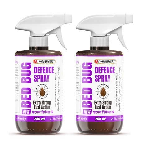 PrettyBUYERS Bed Bug Defence Spray Safe to Use | Bedbug Killer ...